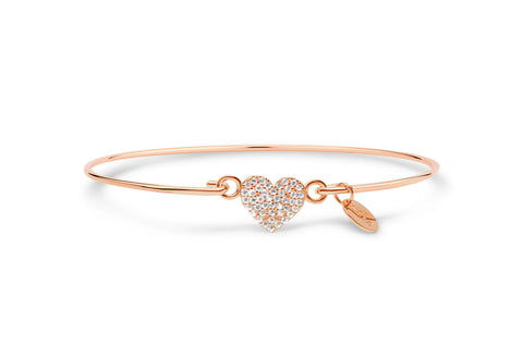 Rose Gold Bracelet Heart