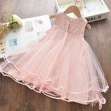 Princess with Flower Mesh Dress