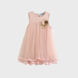 Princess with Flower Mesh Dress