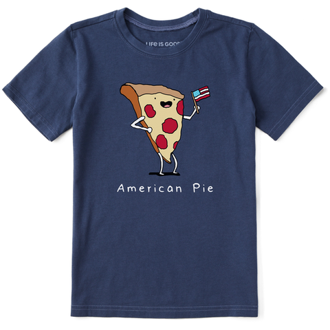 Kids American Pizza Pie Crusher Tee