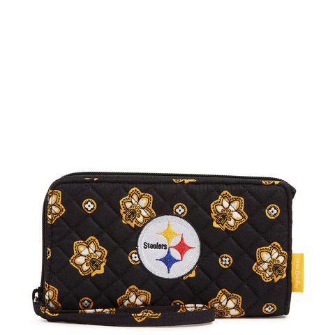 NFL Pittsburgh Steelers RFID Front Zip Wristlet