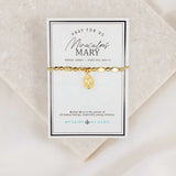 Miraculous Mary Little Saints Bracelet- Gold