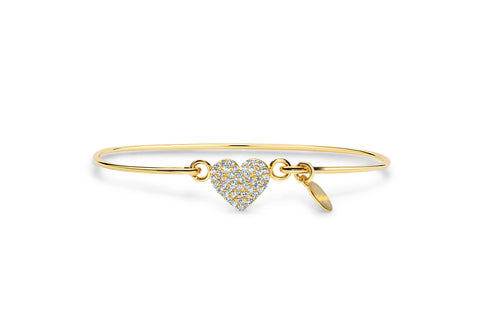 Pavé Icon Bracelet Heart