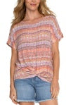 Dolman Sleeve Top w/ Twisted Front Detail