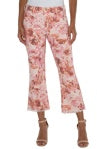 Cropped Flare Pant with Frayed Hem