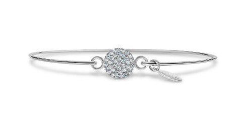 Stia Pavé Icon Bracelet Disk