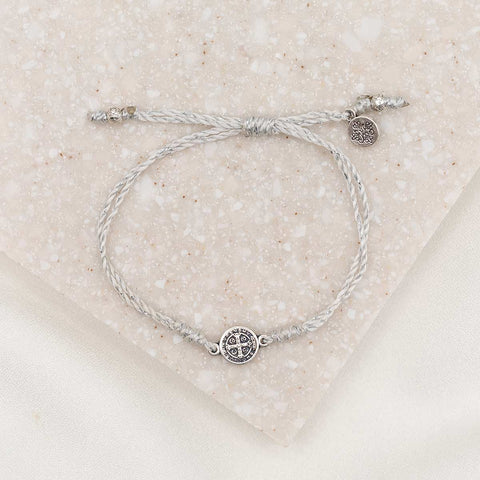 Breathe Blessing Bracelet Metallic Silver