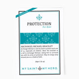 Archangel Michael Blessing of Protection Bracelet for Kids - Black