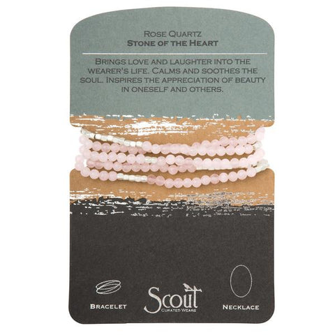 Stone Wrap Rose Quartz