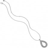 Pebble Open Teardrop Necklace