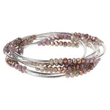 Scout Wrap : mauve combo/ silver