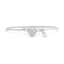 Stia Pavé Icon Bracelet Heart