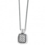 Ferrara Artisan Square Pendant Necklace