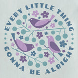 Women's Crafty Three Little Birds Long Sleeve Crusher Tee