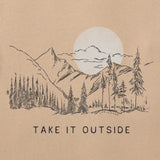 Men's Take it Outside Sunset Short Sleeve Crusher Tee