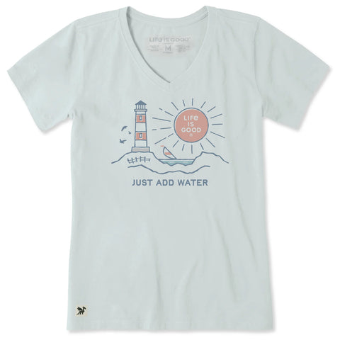 Women's Just Add Water Vista Short Sleeve Crusher Vee