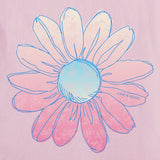 Women's Radiant Gradient Daisy Short Sleeve Crusher-LITE Vee