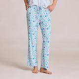 Women's Climbing Floral Pattern Lightweight Sleep Pant