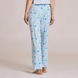 Women's Climbing Floral Pattern Lightweight Sleep Pant