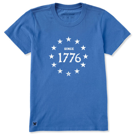 Women's Since 1776 Short Sleeve Tee in Blue