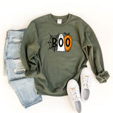 Boo Web Ghost Graphic Sweatshirt