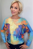 Long Sleeve Lightweight Sweater Multicolor
