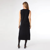 Sleeveless Sweater Dress in Black