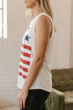 July 4th Vintage Stars And Stripes Tank Top