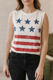 July 4th Vintage Stars And Stripes Tank Top