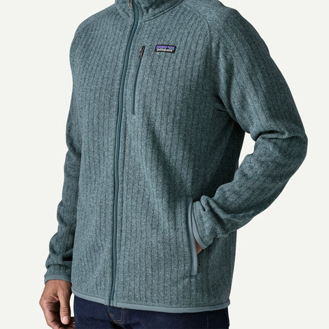 Men's Better Sweater® Fleece Jacket in Blue Sage Rib Knit