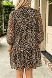 Spotted And Chic Leopard Mini Dress