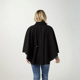 Juliet Faux Wool Wrap with Leather Tie - One Size