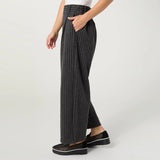 Ventura Stripe Wide Leg Crop Pant