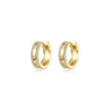 Lafonn High-Polished Circle Hoops SS/GP