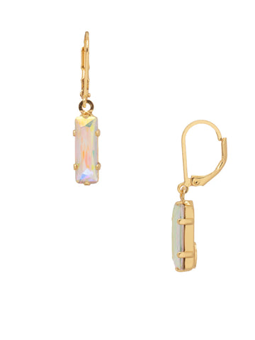 Bindi Aurora Borealis Dangle Earrings in Bright Gold