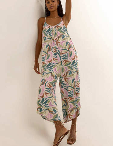 Flared Safari Jumpsuit