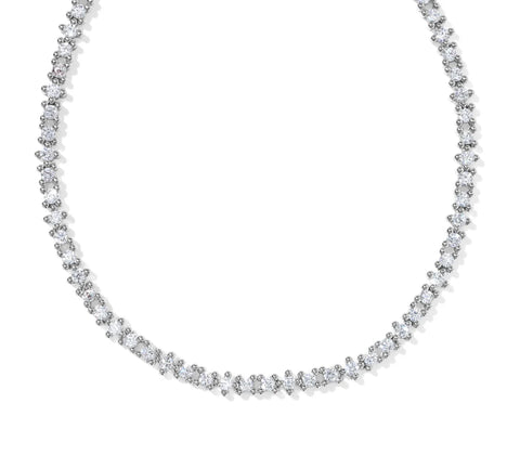 Fate Silver Tennis Necklace