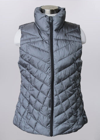 Grey Puff Vest