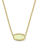 Elisa Gold Boo Short Double-Sided Pendant Necklace in Glow in the Dark