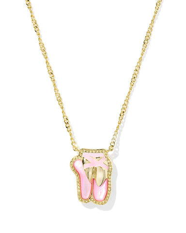 Kendra Scott Ballet Gold Short Pendant Necklace
