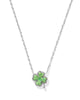 Clover Silver Short Pendant Necklace
