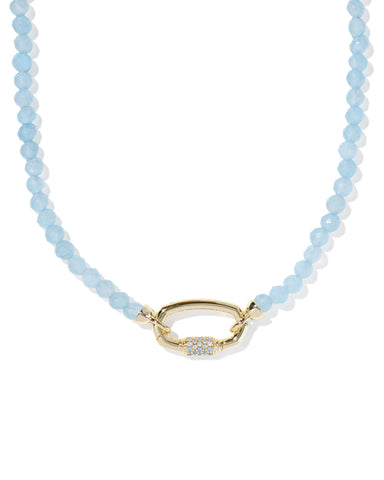Emery Gold Beaded Strand Necklace