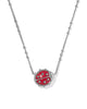 Ladybug Silver Short Pendant Necklace