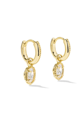 Mini Ellie Luxe Gold Huggie Earrings