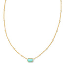 Mini Elisa Gold Satellite Short Pendant Necklace