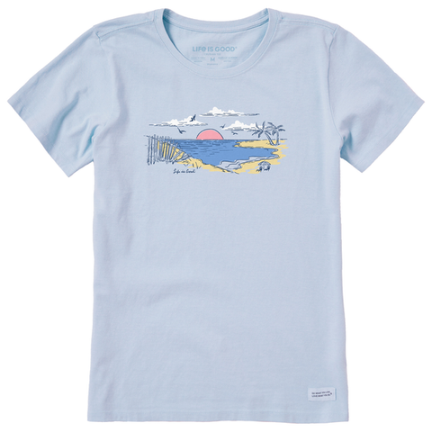 Women's Secret Spot Crusher Tee- Glacier Blue