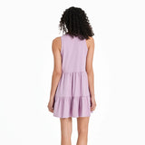 Women's Solid Tiered Tank Dress