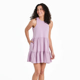 Women's Solid Tiered Tank Dress