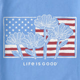 Women's Flower Flag Short Sleeve Tee