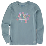 Women's Florals LIG Stacked Long Sleeve Crusher Tee